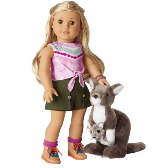 American Girl Toys American Girl Kiras Kangaroo And Joey For 8 Inch